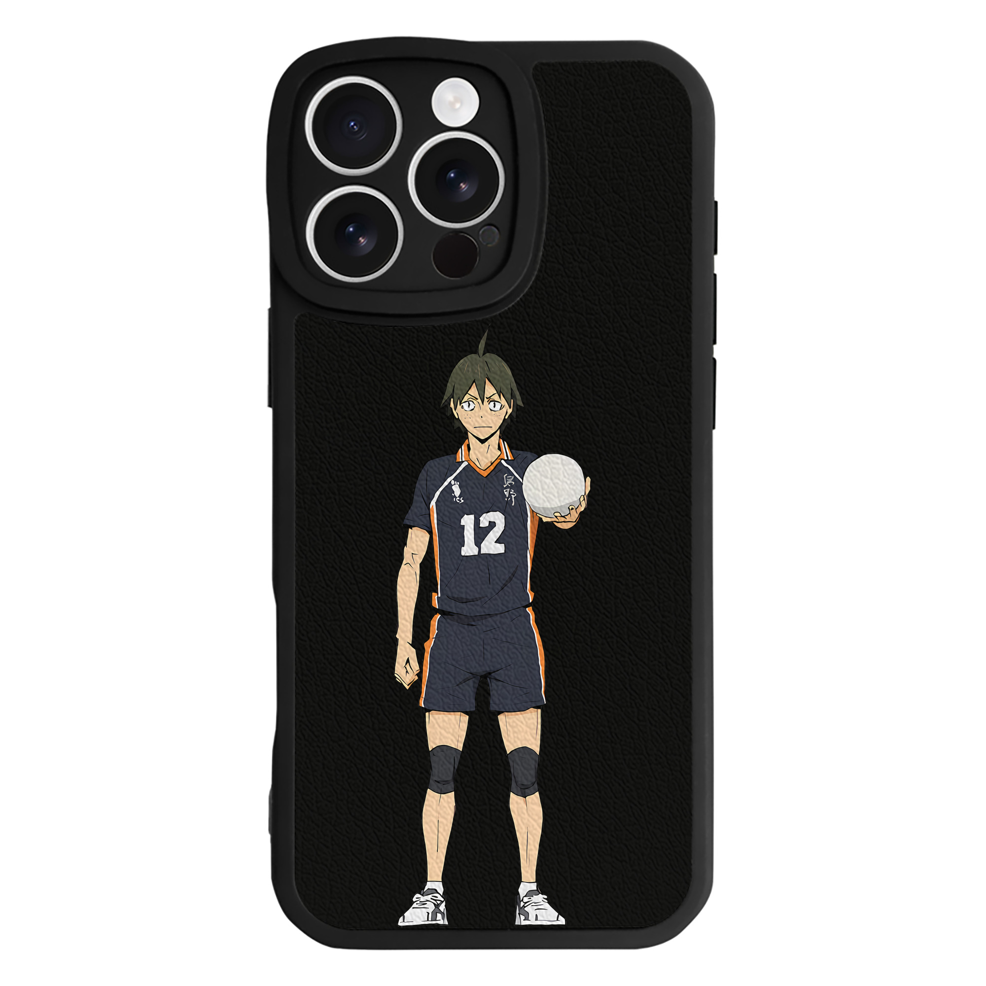（画像用） ハイキュー!! Haikyu!! 【iPhone 16シリーズ対応】シリコンスマホケース（レザー調） 材質：シリコン